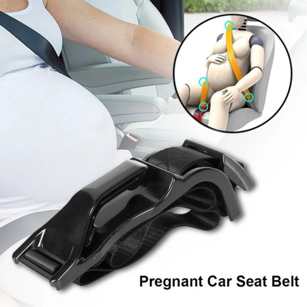 Pregnant Car Seat Belt Comfort Pad Adjustable Soft Breathable Cushion for Belly and Neck Relief