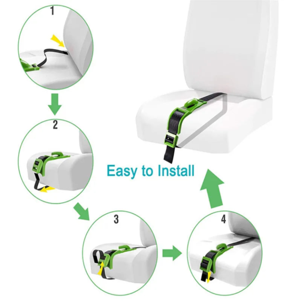 Pregnant Car Seat Belt Comfort Pad Adjustable Soft Breathable Cushion for Belly and Neck Relief