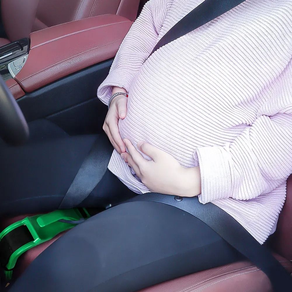 Pregnant Car Seat Belt Comfort Pad Adjustable Soft Breathable Cushion for Belly and Neck Relief